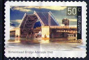 AUSTRALIA   2004 50c BIRKENHEAD BRIDGE NEAT USED    2097