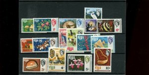 FIJI #240 to #255 Missing Pd item, MH Cat $25 stamps