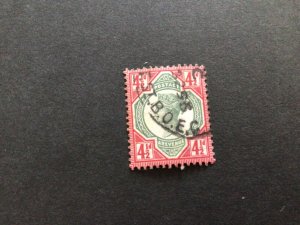 GB Queen Victoria 1887 4 & half penny used  stamp A16551