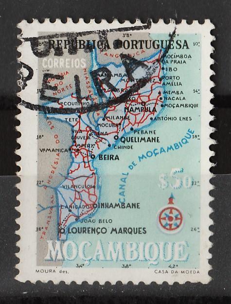 Mozambique 1954 Maps $50 (1/8) USED