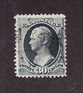 US 165 30c Hamilton Used F-VF SCV $140 (003)