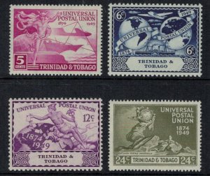 Trinidad & Tobago 1949 SG261-264 UPU Issue - MH