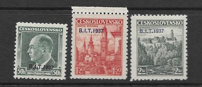 Czechoslovakia MNH Set 236-8 labor Lot of 5, 2020 CV $10.25