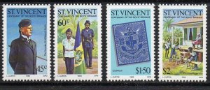 ST.VINCENT SG723/6 1983 CENTENARY OF BOYS' BRIGADE MNH