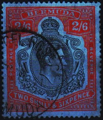 Bermuda. 1938 2s6d S.G.117d Fine Used