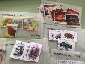 Australia old packets of vintage  stamps Ref 65685 