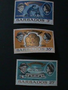 ​BARBADOS-1968 SC# 306-8 50TH ANNIVERSARY OF GIRL SCOUTS MNH-VF-LAST ONE