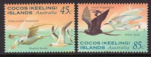 Cocos Keeling Islands 300-301 Birds MNH VF