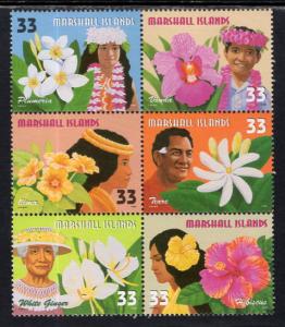 Marshall Islands 701 Flowers MNH VF