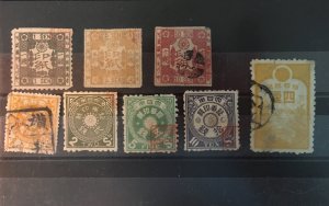 Small Japan revenue stamp collection