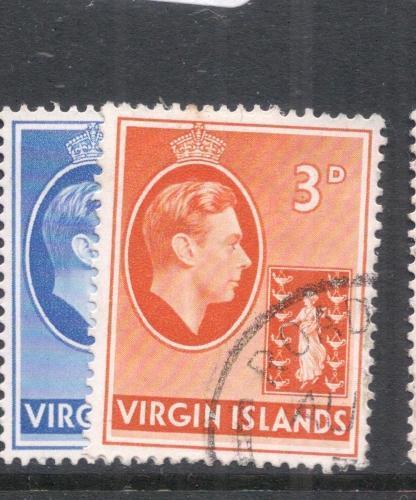 British Virgin Islands SG 114-5 VFU (1dho)