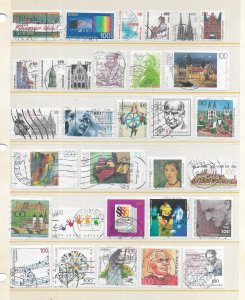 Germany Small Group of 87 Different from Years 1994-2000 Used C.V. $105.00