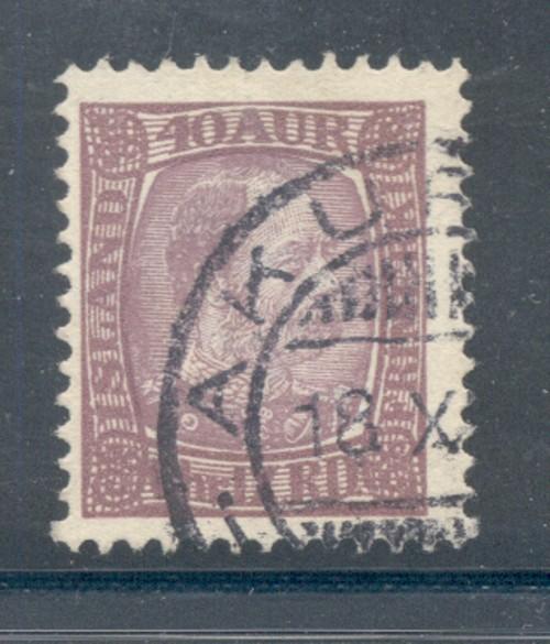 Iceland Sc 42 1902 40 aur Christian IX stamp used