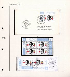 Germany #1918 von siebold MNH + used stamps (1)