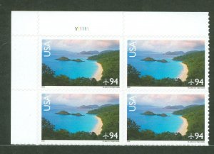 United States #C145 Mint (NH) Plate Block (Landscapes)