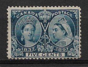 1897 Canada 54 5¢ Victoria MH OG