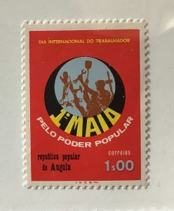 Angola 1976  Scott 597 MH - International Workers´ Day