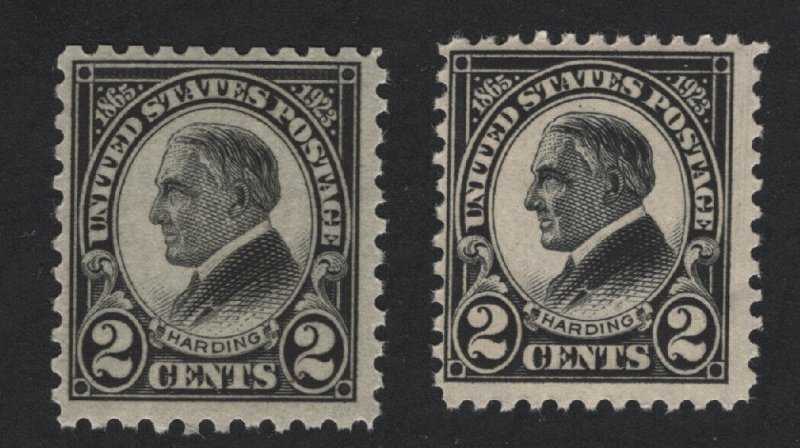 United States MINT Scott Number 610 & 612  MNH   F-VF #D2  - BARNEYS
