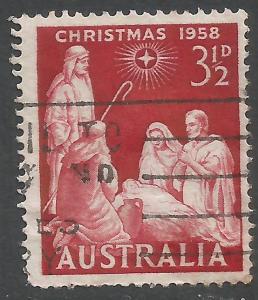 AUSTRALIA 312 VFU CHRISTMAS O763-1