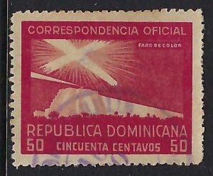 Dominican Republic O25 VFU COLUMBUS V408-10