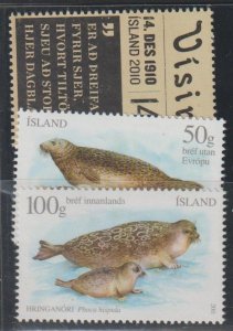 Iceland SC  1213, 1220-1 Mint Never Hinged