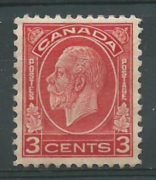 Canada # 197c George V - 3c Die II   (1) VF Unused