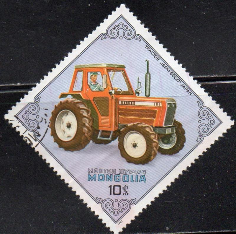 Mongolia 1272 - Cto - Iseki Tractor (Japan)