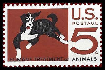 PCBstamps   US #1307 5c Humane Treatment Animals, MNH, (33)