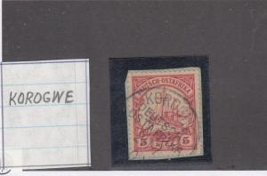 GERMAN EAST AFRICA LOT # 13 VF-KOROGWE TOWN CANCEL COLLECTED FOR PMKS