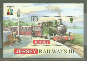 Jersey #1379  Souvenir Sheet (Cars)