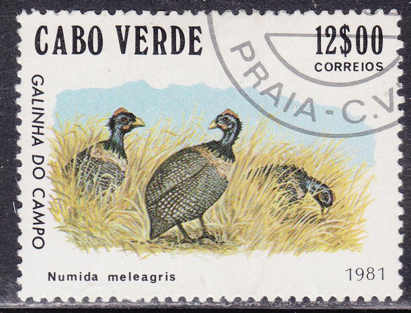 Cape Verde 440 Used 1981 Guinea Fowl