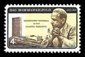 PCBstamps   US #1204 4c Dag Hammarskjold, (Error), MNH, (9)