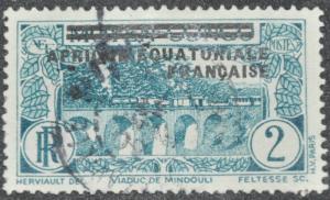 DYNAMITE Stamps: French Equatorial Africa Scott #12   USED