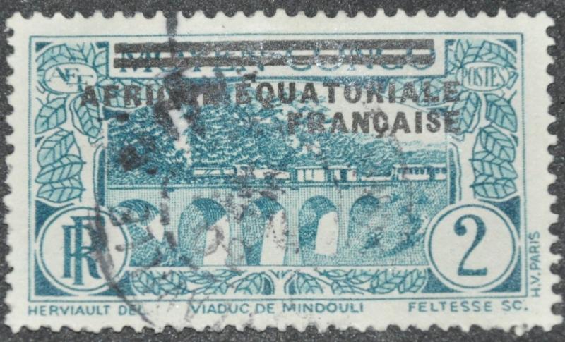 DYNAMITE Stamps: French Equatorial Africa Scott #12   USED