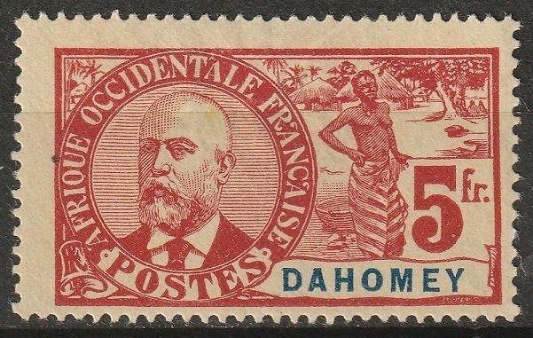 Dahomey 1906 Sc 31 MNG(*) small thin