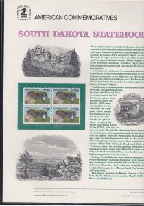  USPS Commemorative Panel # CP334 - South Dakota Scott 2416