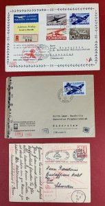 Switzerland, Lot of 14 World War II Censored Covers