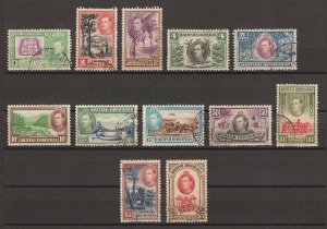 BRITISH HONDURAS 1938/1947 SG 150/61 USED Cat £120