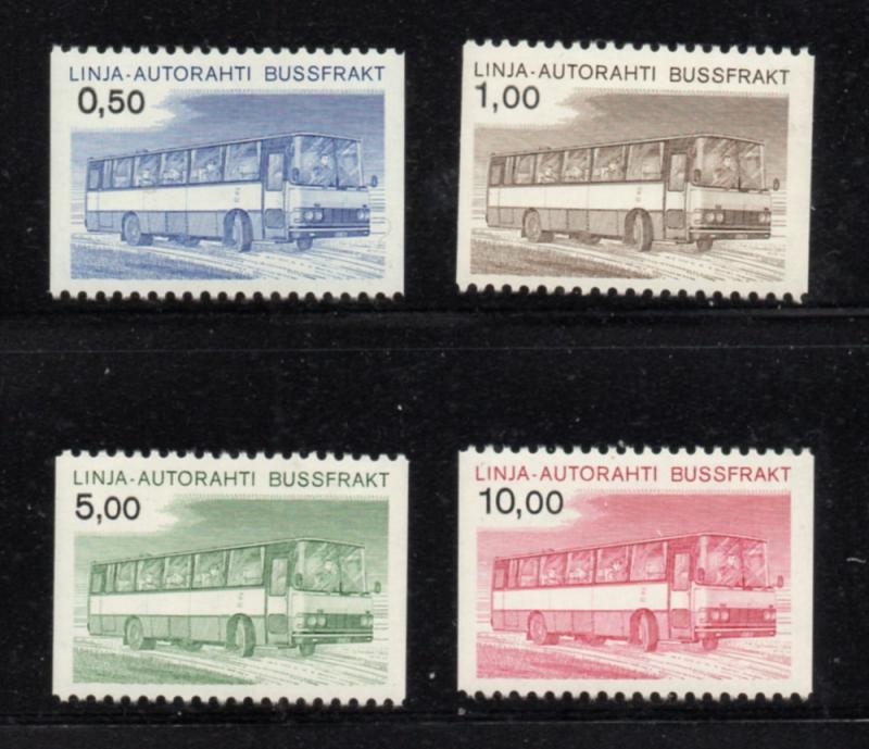 Finland Sc Q14-17 1981 Parcel Post stamp set mint NH