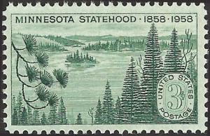 # 1106 MINT NEVER HINGED MINNESOTA STATEHOOD