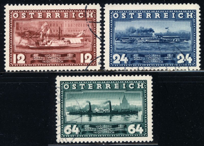 Austria 1937  Scott #382-4 used