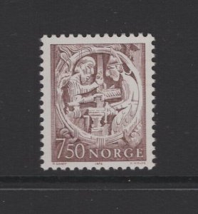 Norway #669 (1976 Sigurd the Dragon-Killer Folktale issue) F-VFMNH CV $3.25