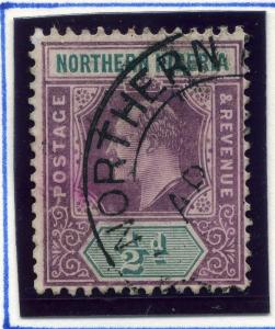 NORTHERN NIGERIA;  1904 early classic Ed VII issue used 1/2d. value Postmark