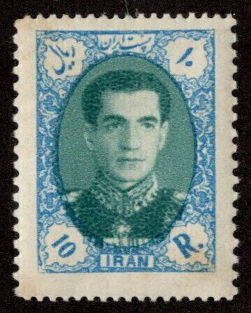 IRA SC #1067 MNH 1956 10r M. Raza Shah Pahlavi w/some gum dist. CV $15.00