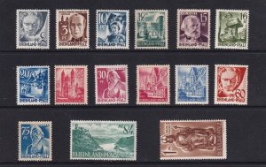 German occupation Rhine-Palatinate #6N1-6N15  MNH 1947 / 48