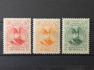 Iran / Persia Scott # 360-362 MH 1902-1904 CV $165 high values