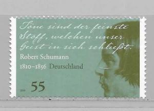 Germany 2571 Robert Schumann Single MNH