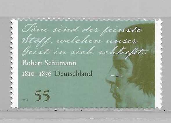 Germany 2571 Robert Schumann Single MNH