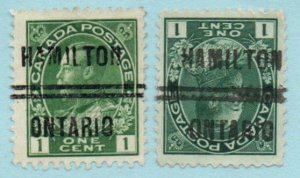 Canada Precancel Hamilton, Ontario 4-104 & 4-104-Invert