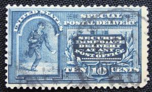 US #E5 Used Single, Messinger Running, SCV $10.00 L3